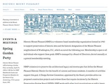 Tablet Screenshot of historicmountpleasant.org